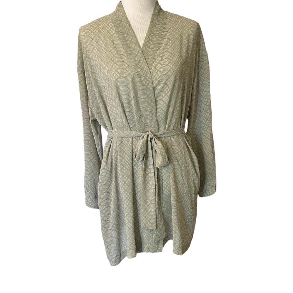 Victoria’s Secret Mint Snakeskin Print Robe Size OS